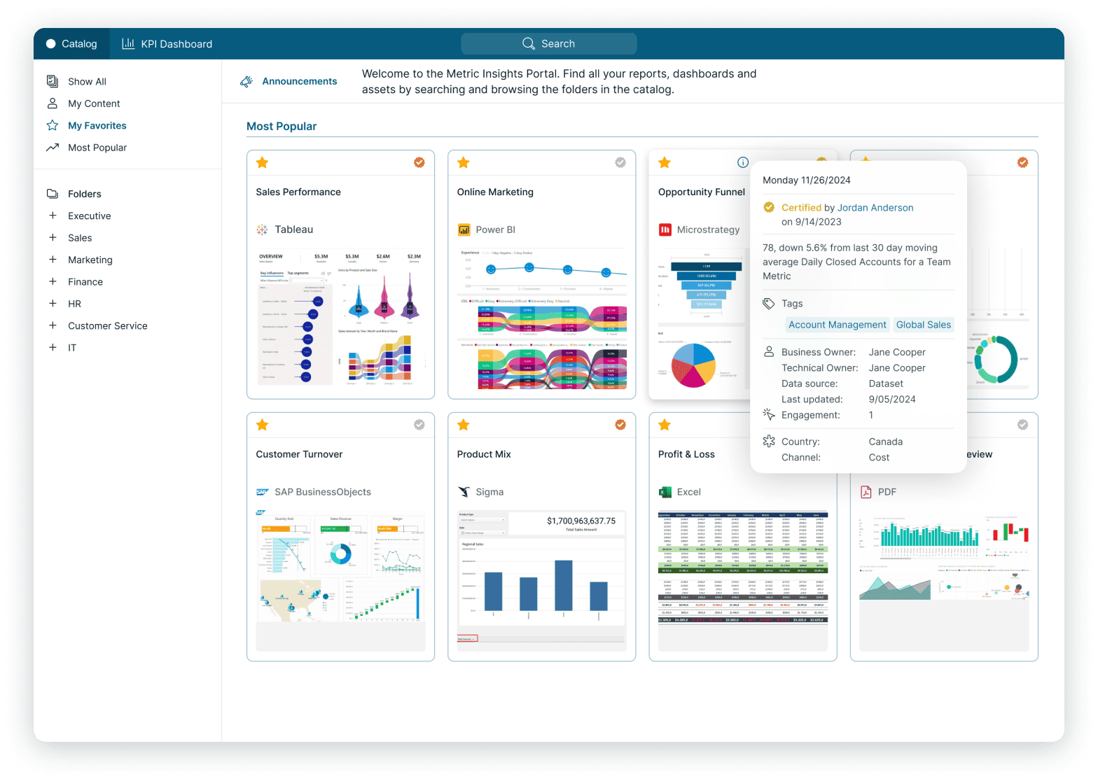 Business Intelligence Governance Certification