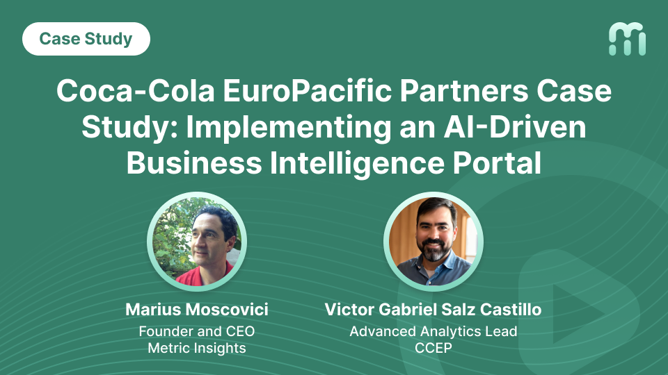 Coca-Cola EuroPacific Partners Case Study: Implementing an AI-Driven Business Intelligence Portal