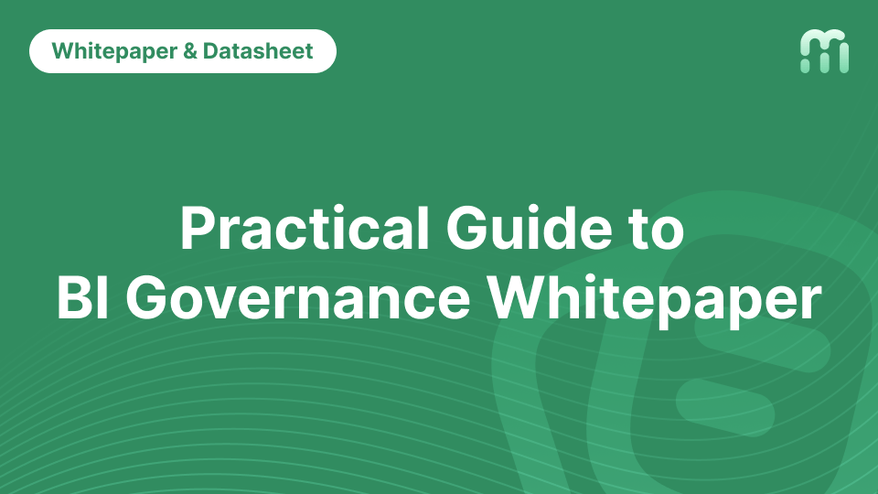 A Practical Guide to BI Governance