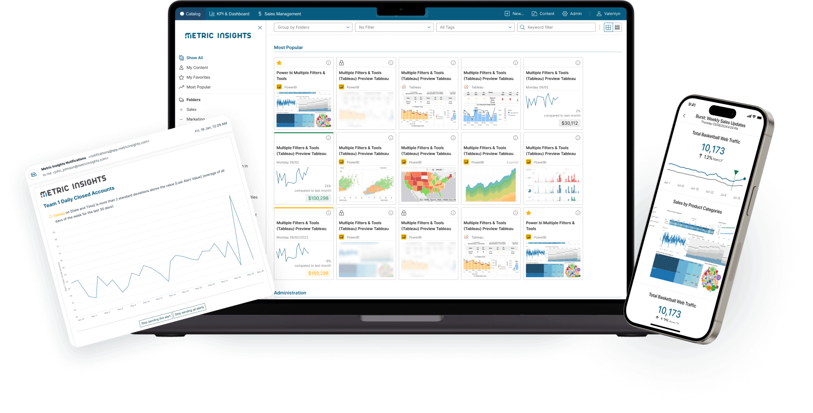 Metric Insights Portal Examples